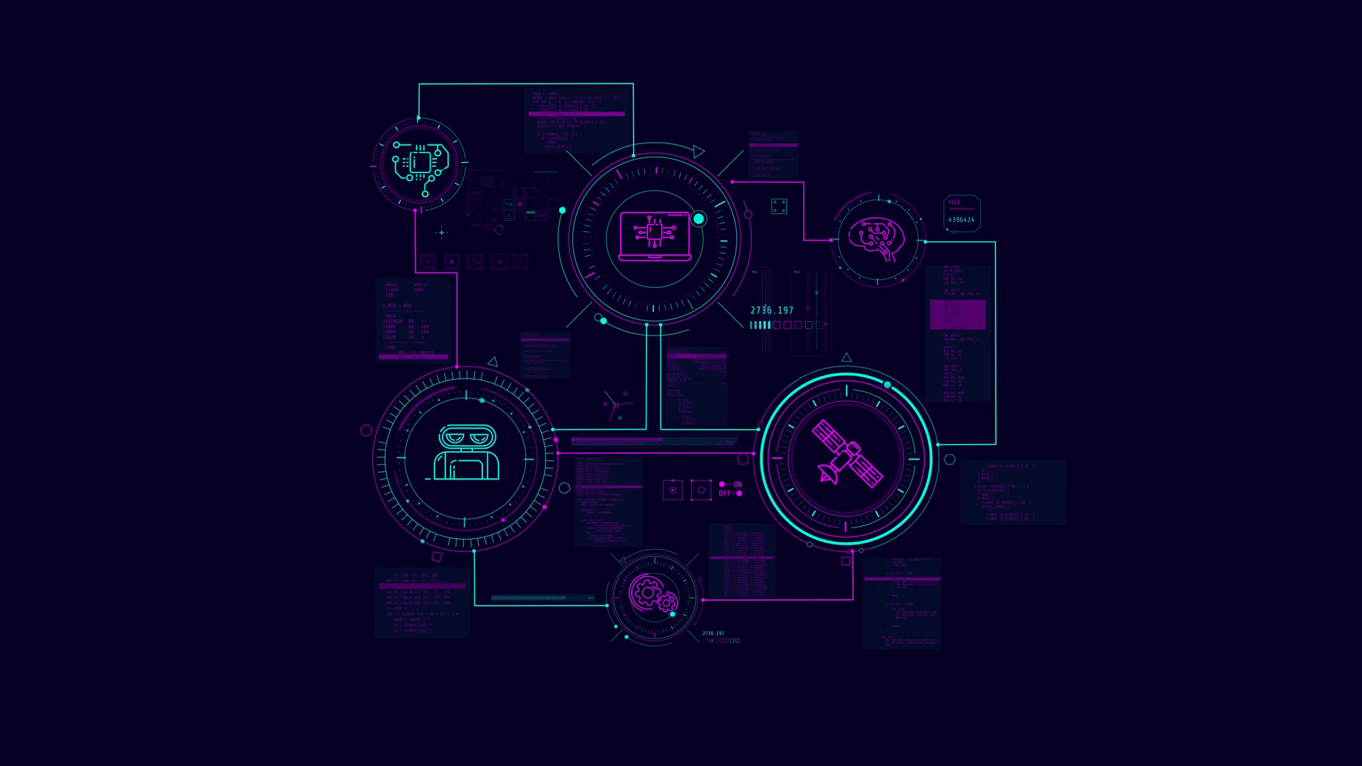 Animation Of Infographic Diagram About Work Stock Footage SBV-349208089 ...