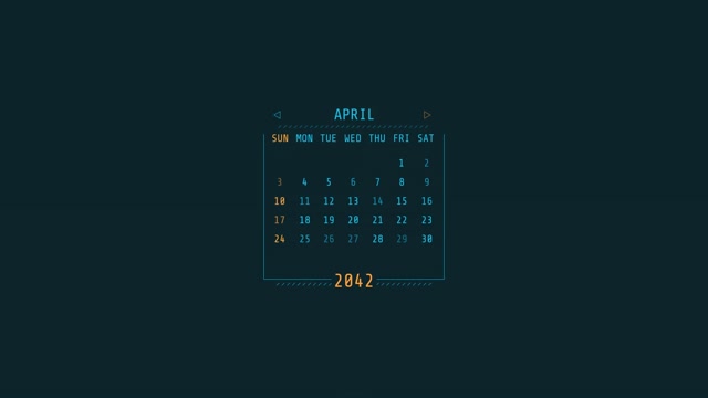 Calendar Animation Stock Footage: Royalty-Free Video Clips - Storyblocks