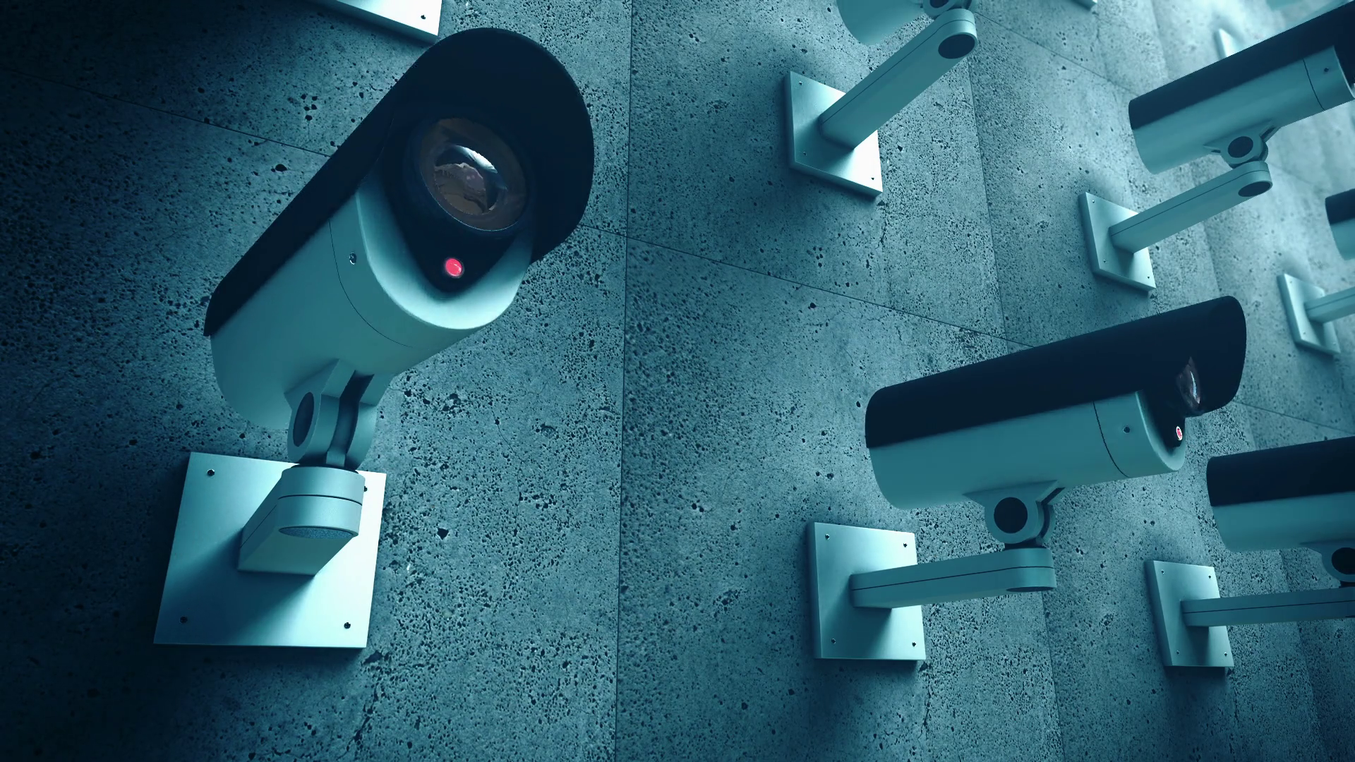 Animation Of Multiple Security Cameras Stock Motion Graphics SBV ...