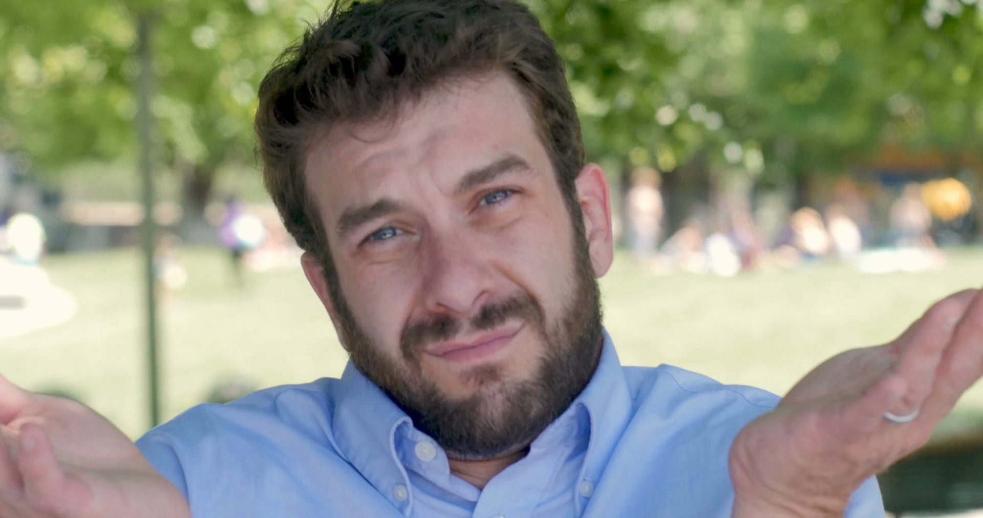Confused Clueless Man In Early 30s Raising Stock Footage SBV-319404142 ...