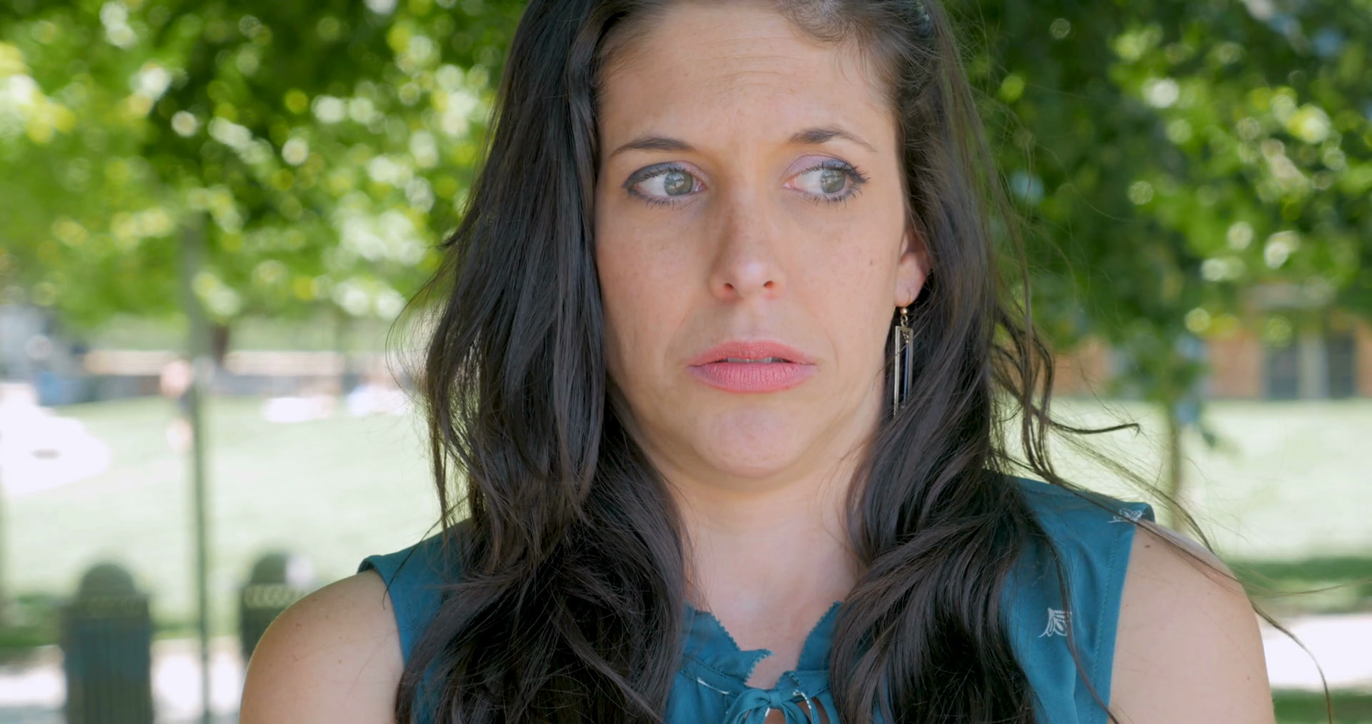 Displeased Embarrassed Concerned Woman In Stock Footage SBV-319404448 ...