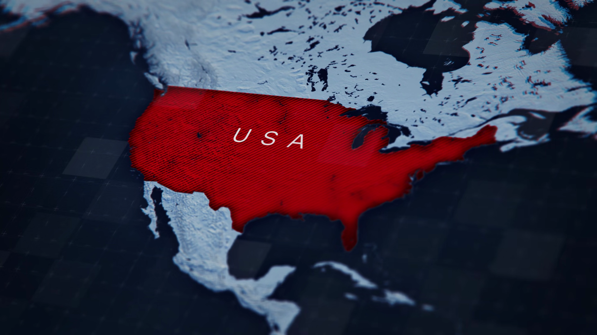 Animated Map Of United States Detailed 4k Stock Footage SBV-353975784 ...