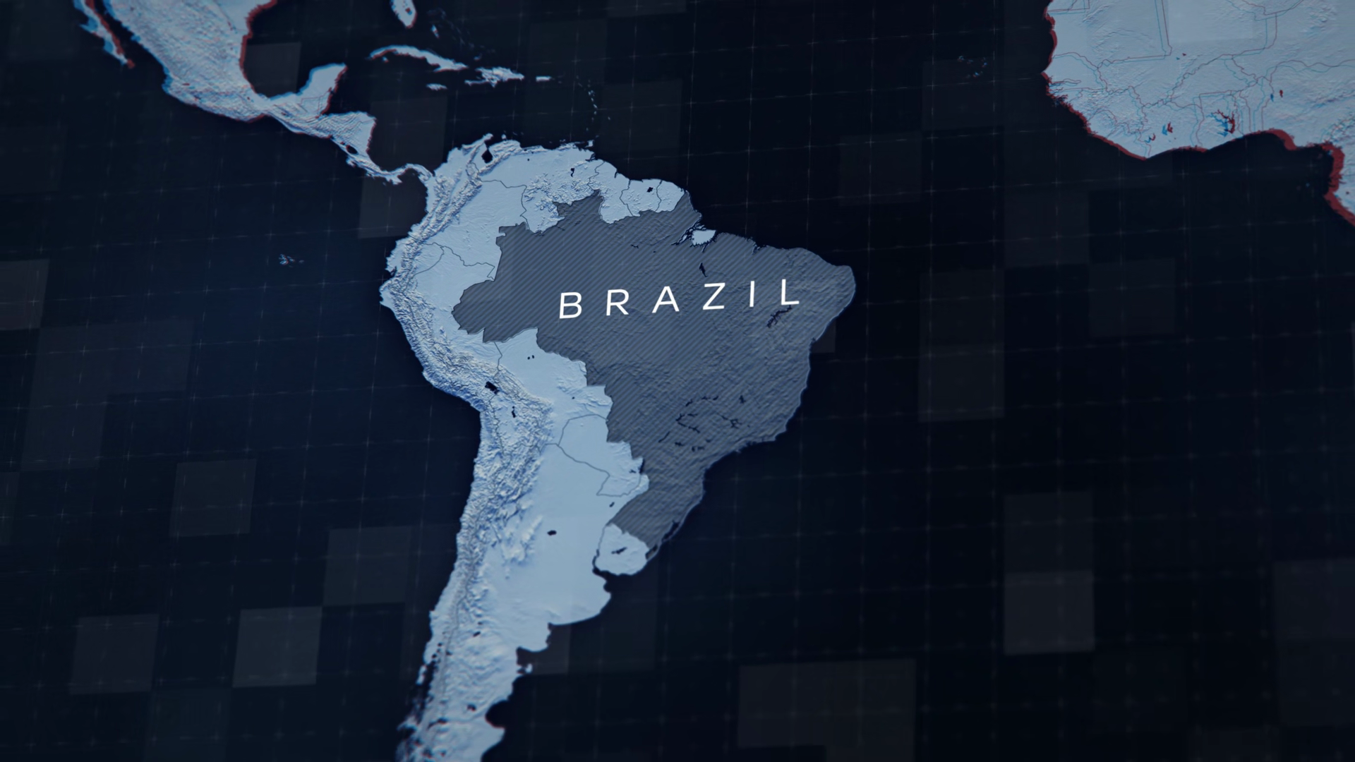 Animated 3d Map Of Brazil Showing Stock Footage SBV-354003067 - Storyblocks