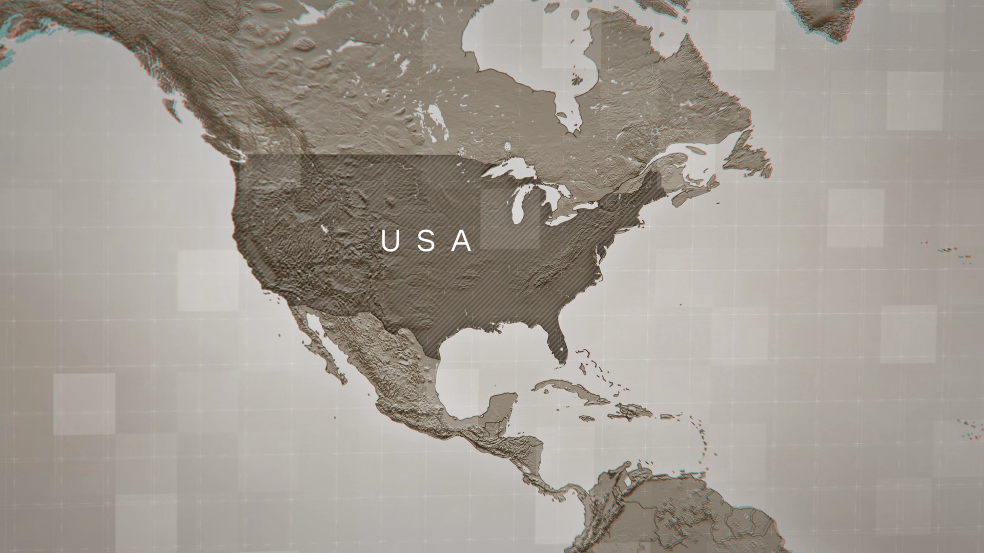 Animated Map Of United States Detailed 4k Stock Footage SBV-354002962 ...