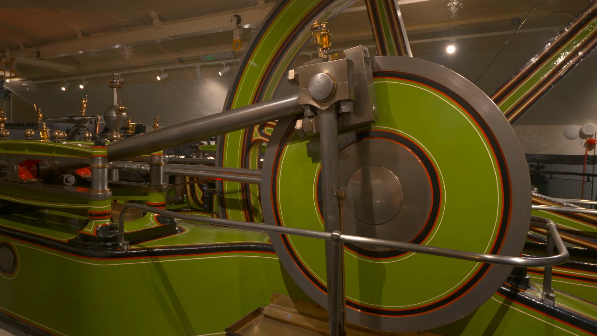 Detail Of Old Engine Driving Force Pump From Stock Footage SBV ...
