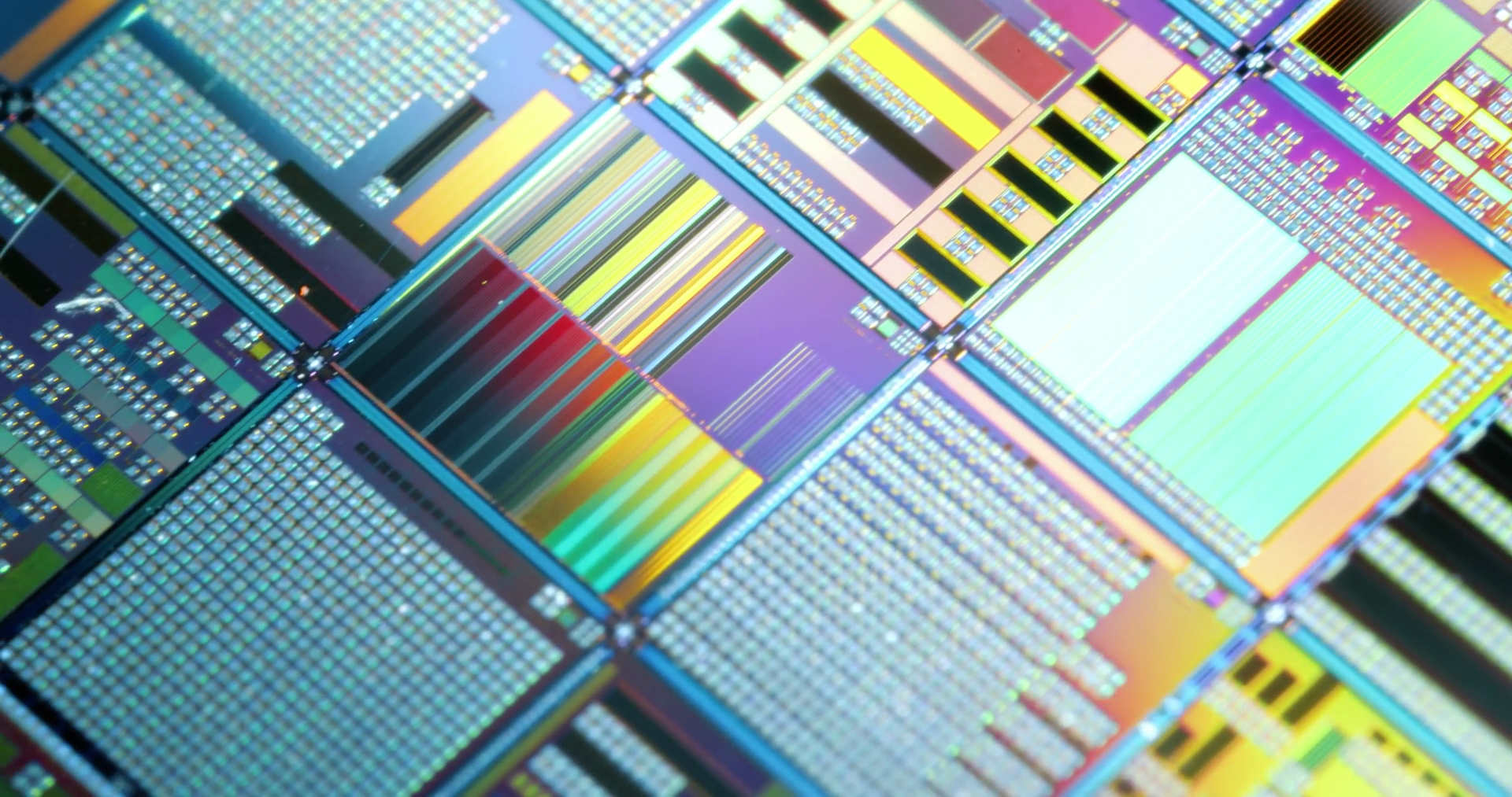 Silicon Semiconductor Wafer Close-up In Stock Footage SBV-348888824 ...