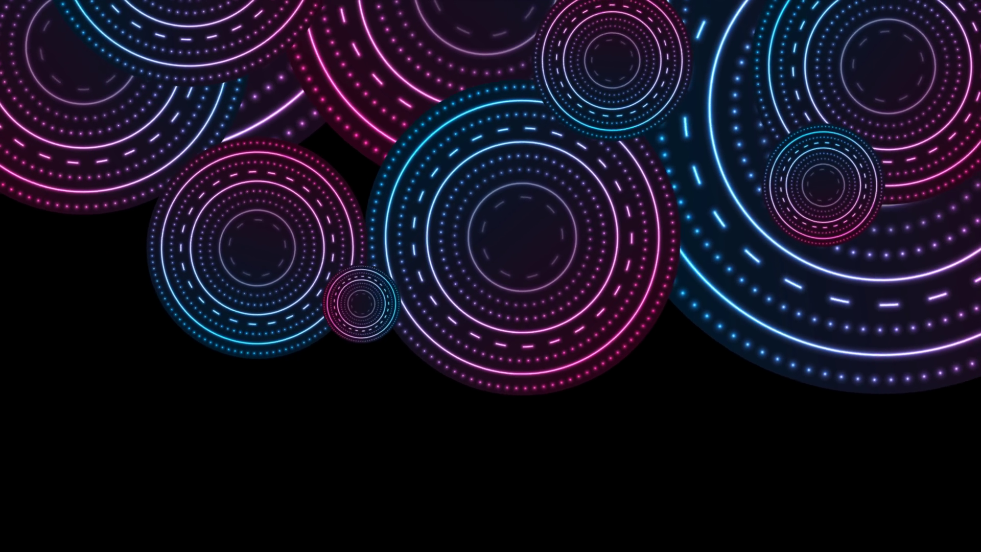 Glowing Neon Abstract Futuristic Background Stock Motion Graphics SBV ...