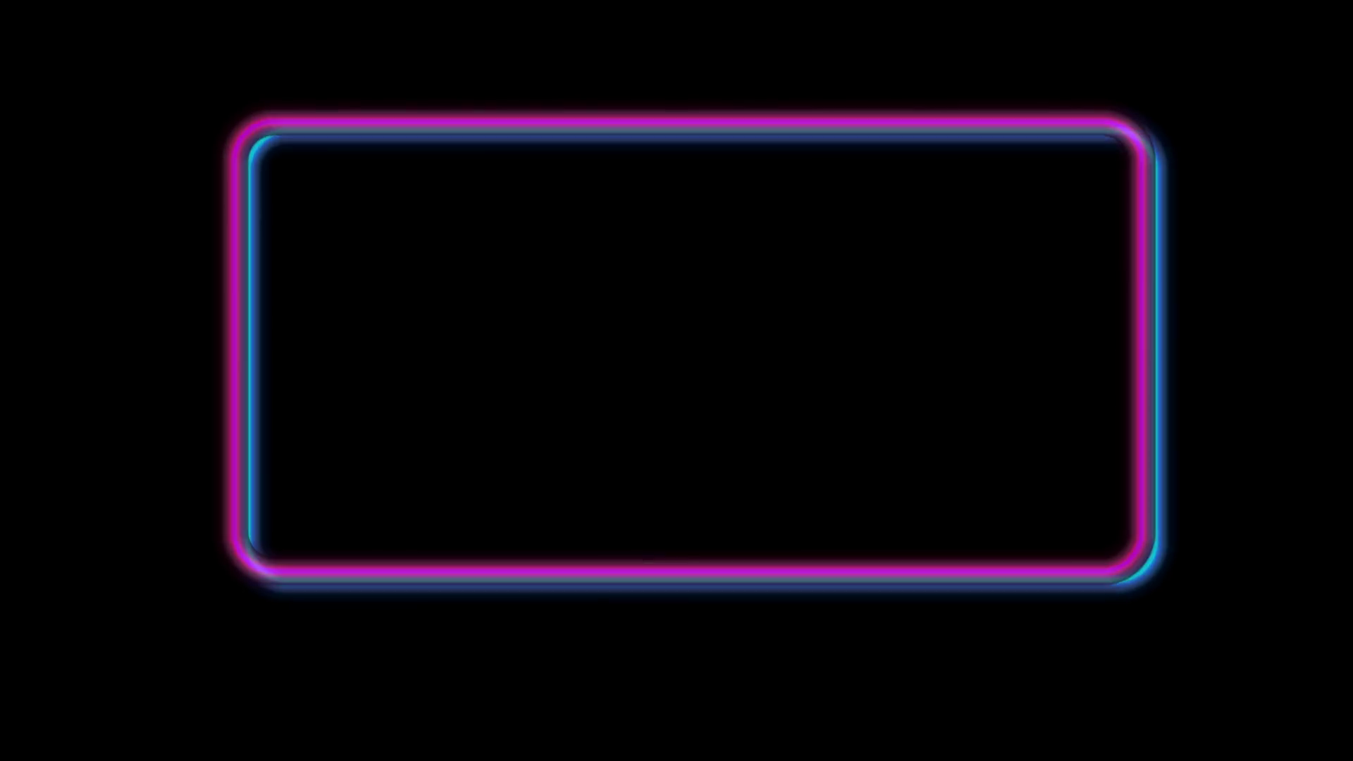 Abstract Blue Purple Neon Rectangle Frame Stock Motion Graphics SBV ...