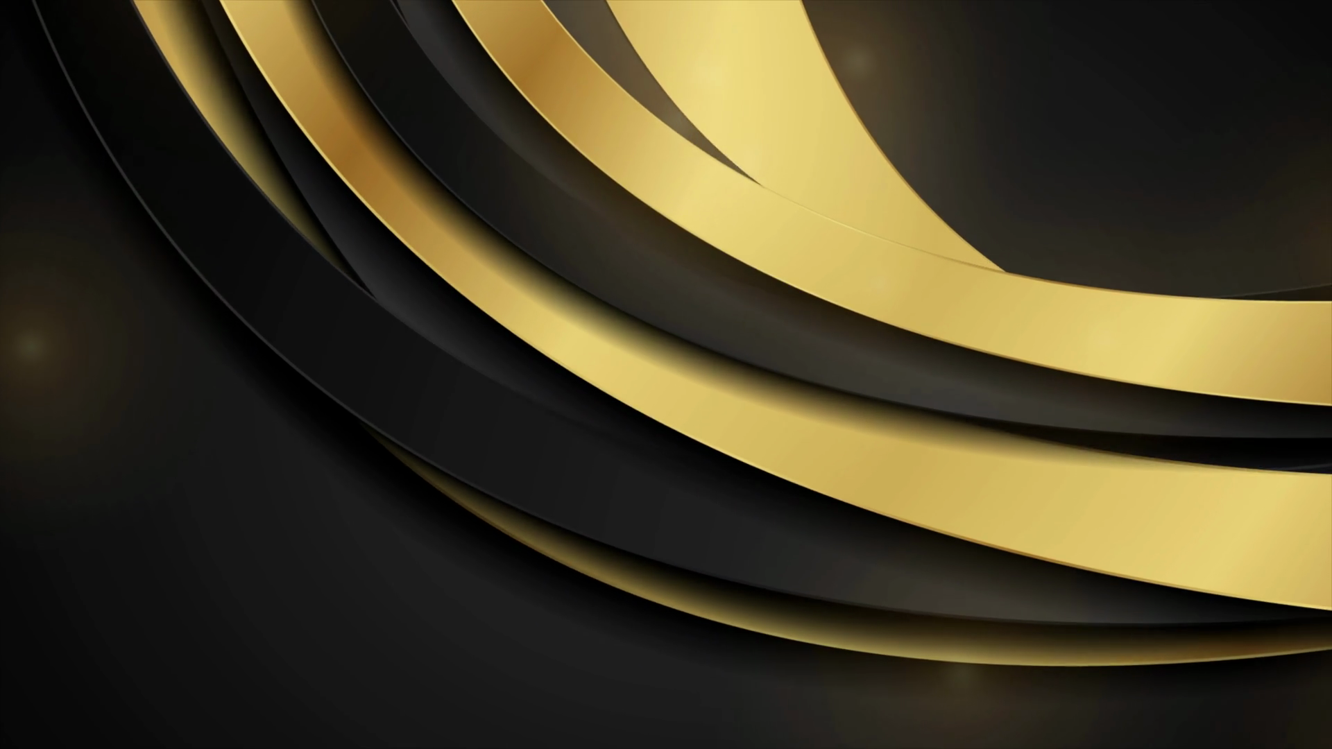 Luxury Golden Black Waves Geometric Abstract Stock Motion Graphics SBV ...
