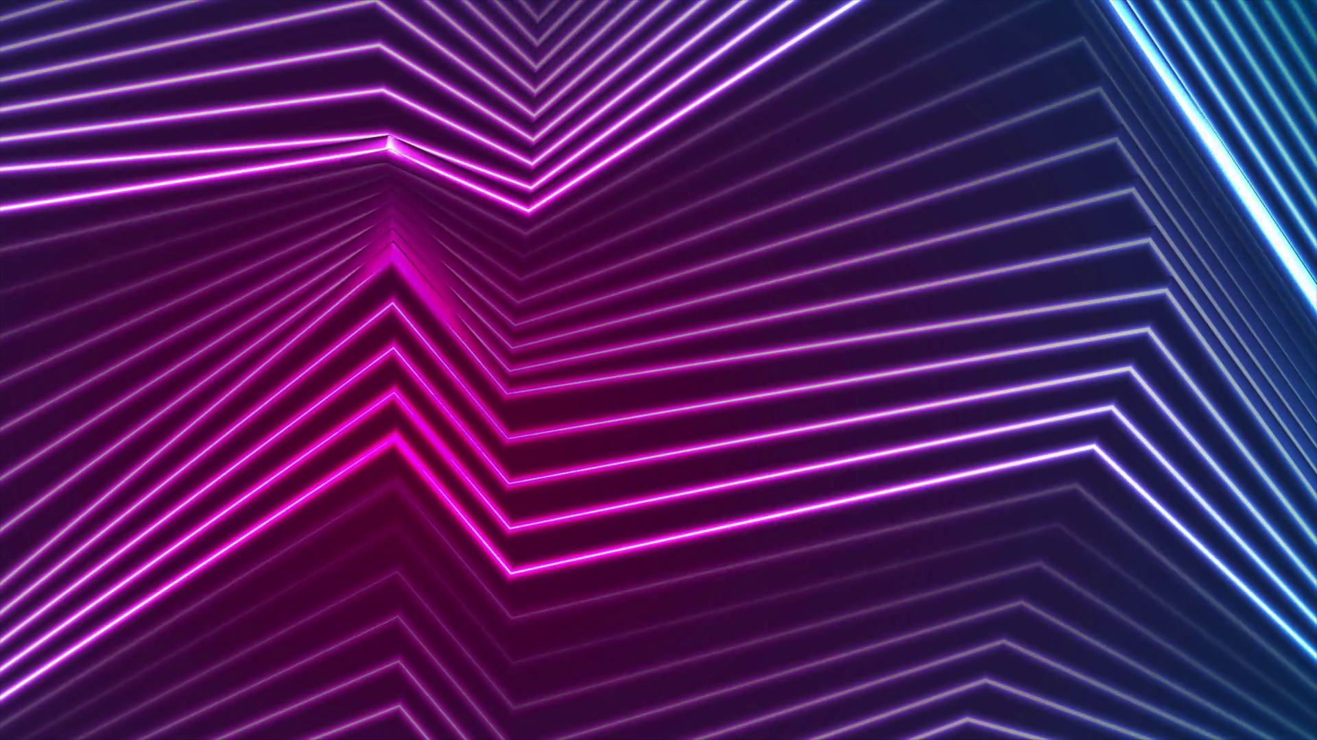 Blue Ultraviolet Neon Laser Glowing Curved Stock Motion Graphics SBV ...