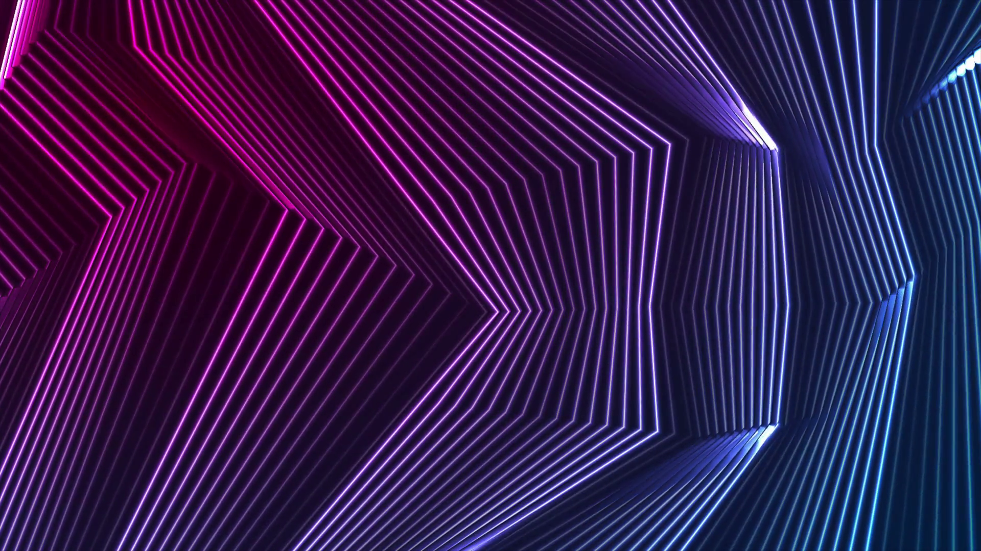 Blue Ultraviolet Neon Laser Glowing Curved Stock Motion Graphics SBV ...