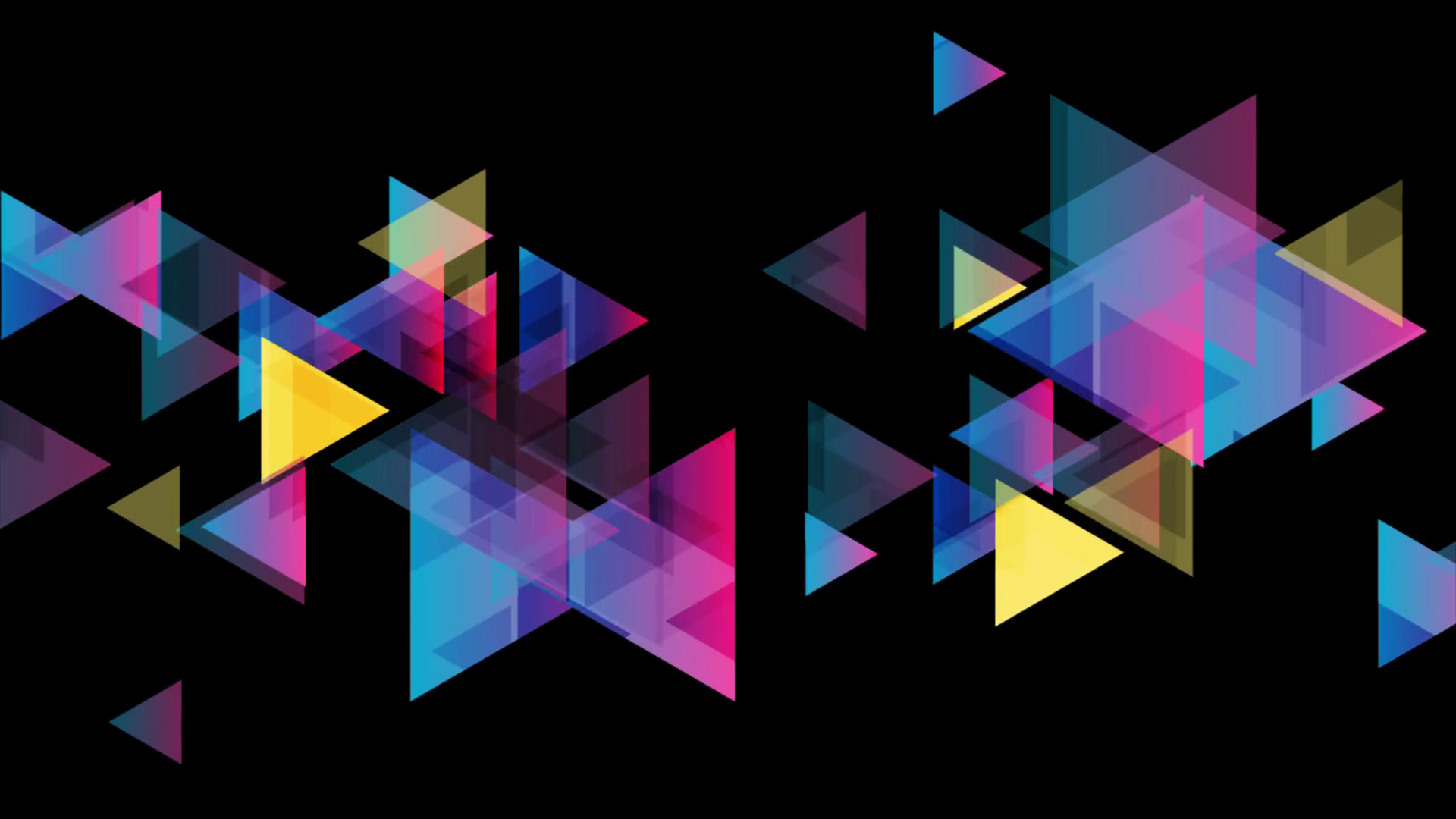 Colorful Neon Retro Triangles Tech Abstract Stock Motion Graphics SBV ...