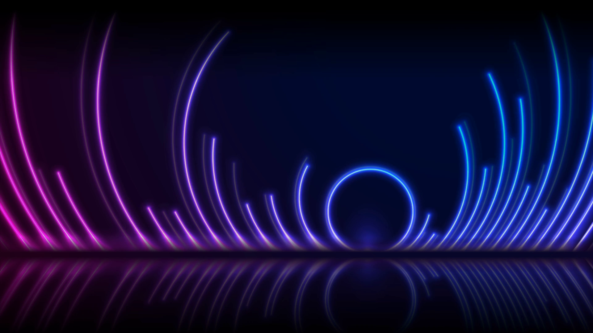Blue Ultraviolet Neon Laser Circles With Stock Motion Graphics SBV ...