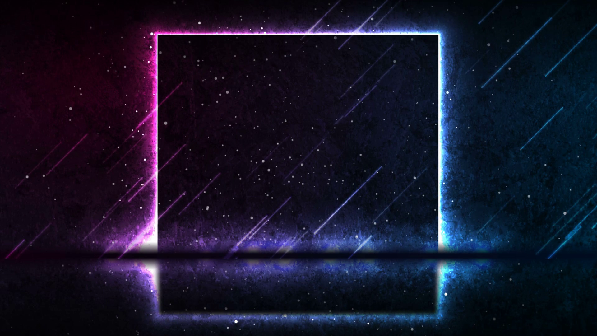 Blue Purple Neon Laser Square Frame Abstract Stock Motion Graphics SBV ...