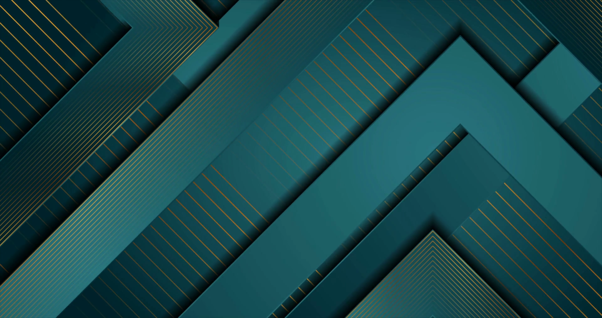 Blue Golden Abstract Tech Geometric Line Art Stock Motion Graphics SBV ...