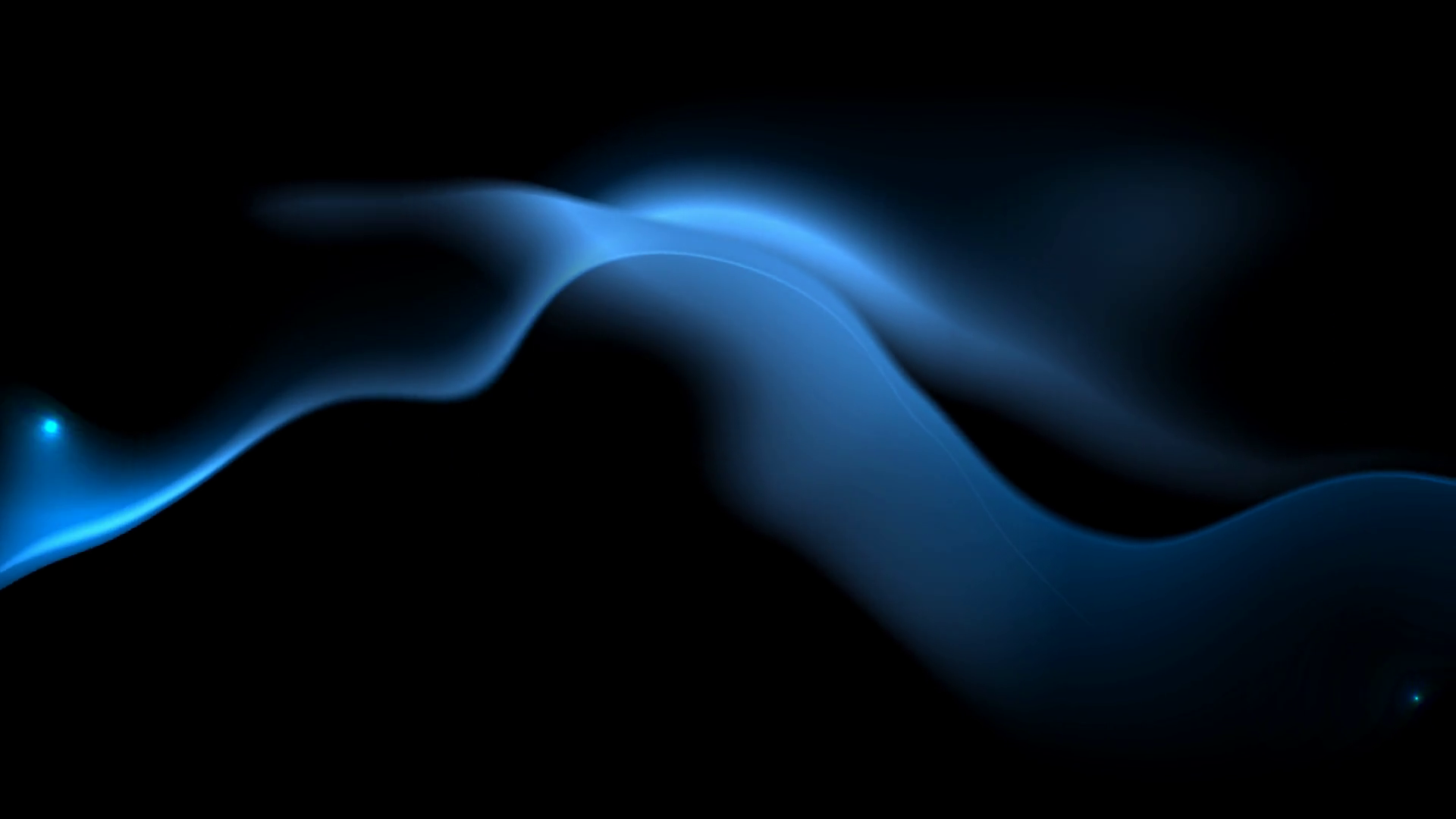 Glowing Blue Shiny Smooth Flowing Waves Stock Motion Graphics SBV ...