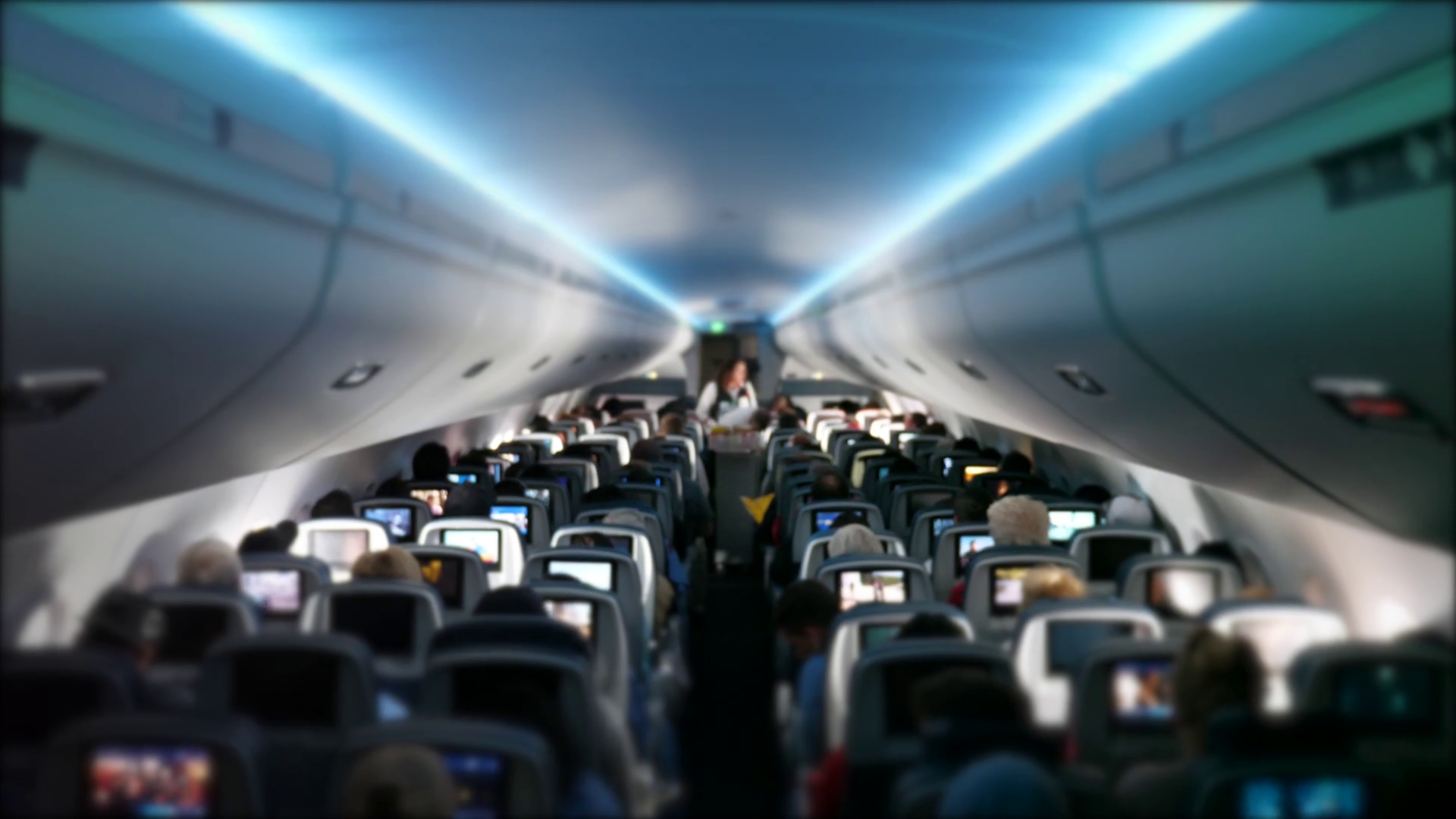 People Riding On Bumpy Commercial Airline In Stock Footage SBV ...
