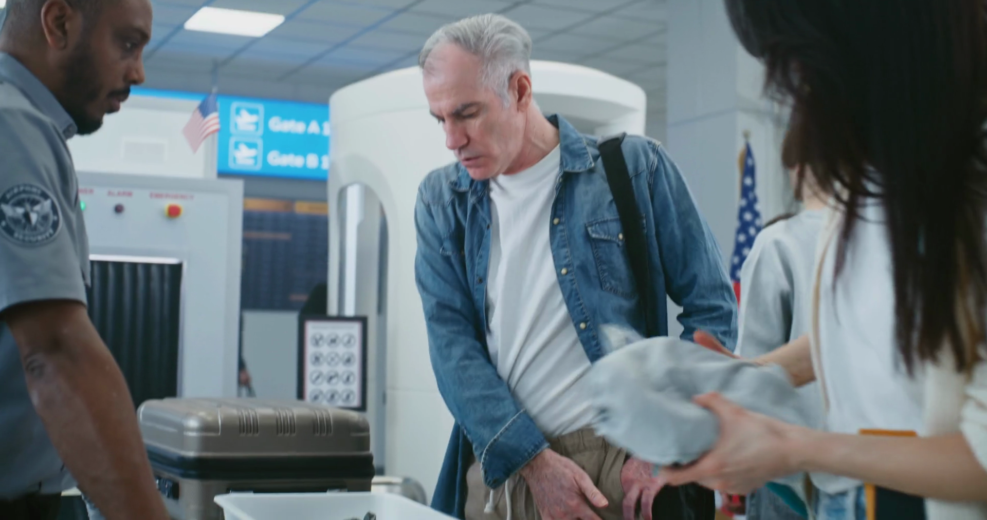 Security Check In Airport: Queue Of Diverse Stock Footage SBV-351865346 ...