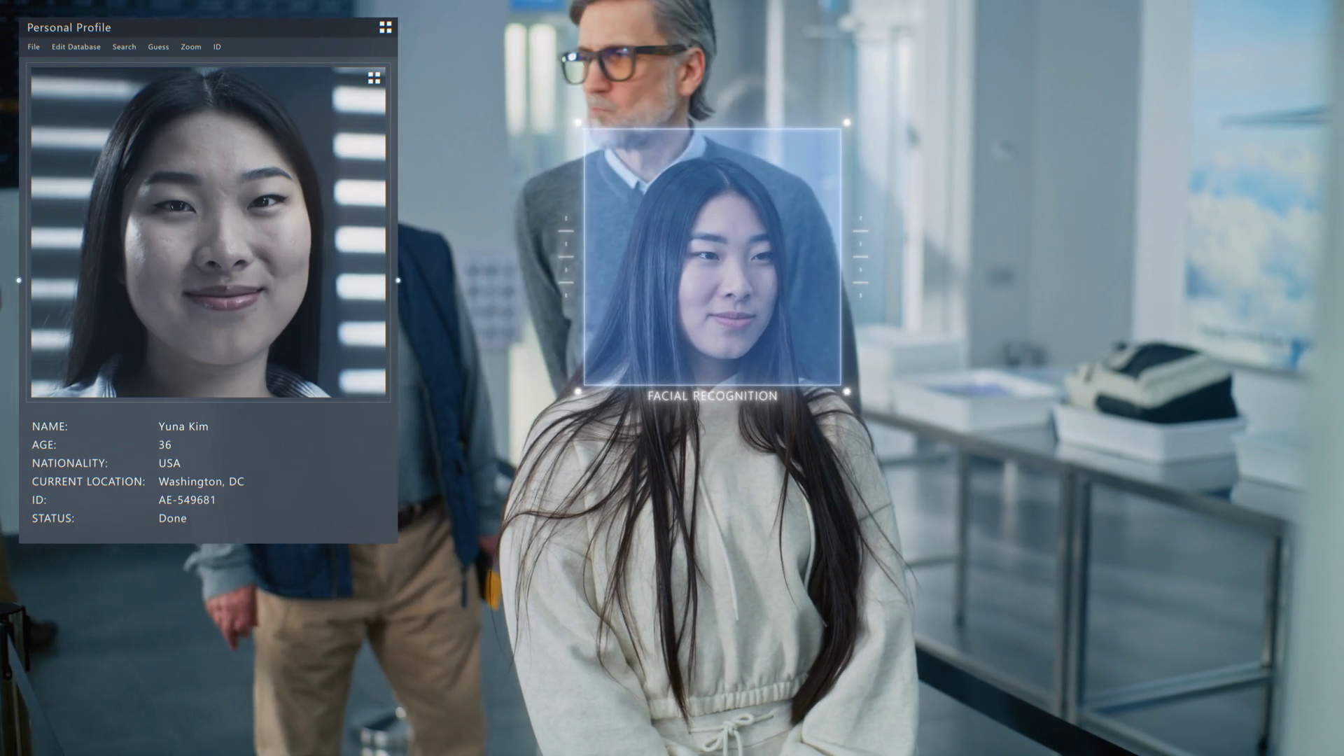 Security Checkpoint: Queue Of Diverse People Stock Footage SBV ...