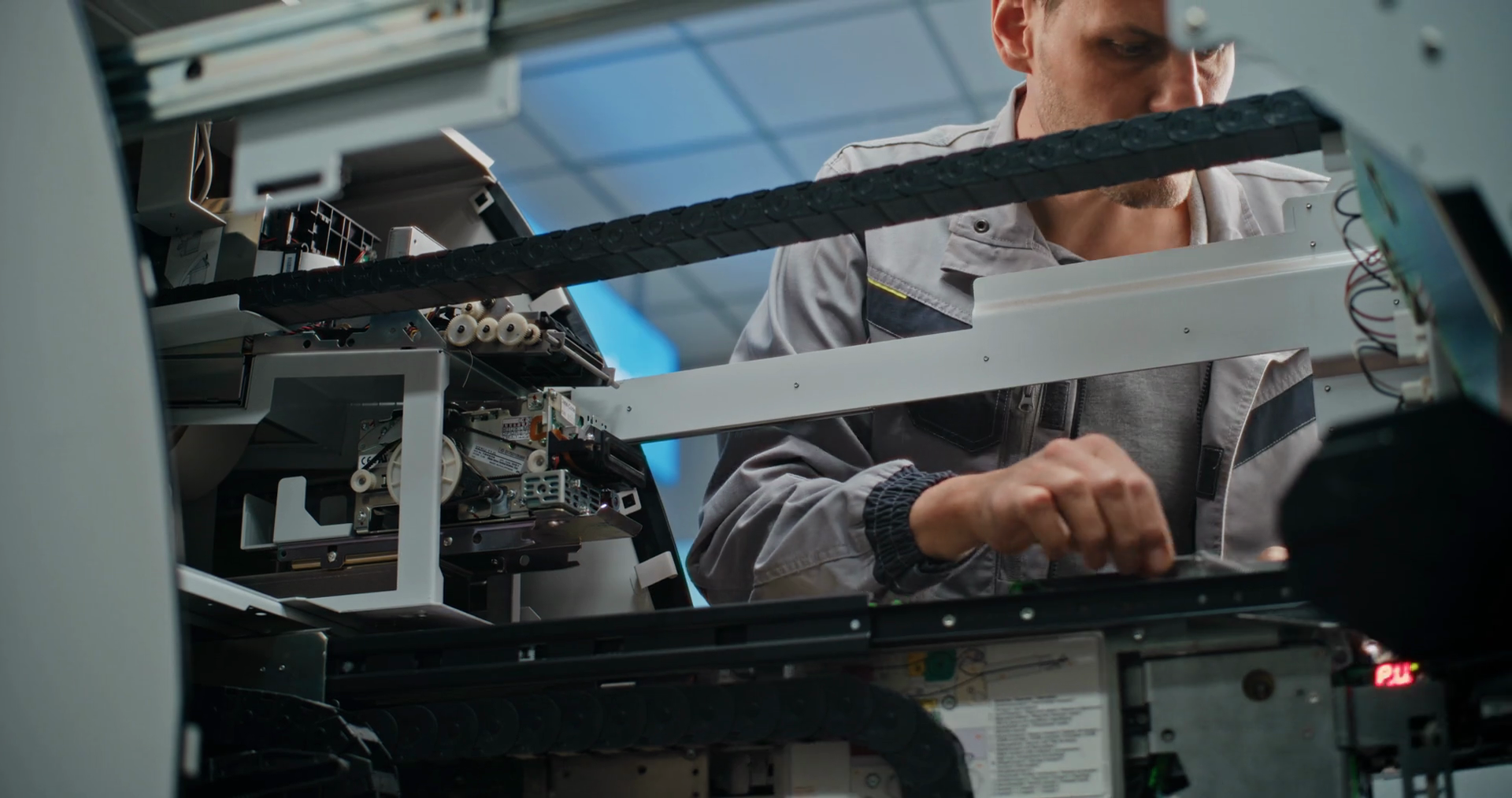 Technician Servicing Atm Machine In Modern Stock Footage SBV-352173634 ...