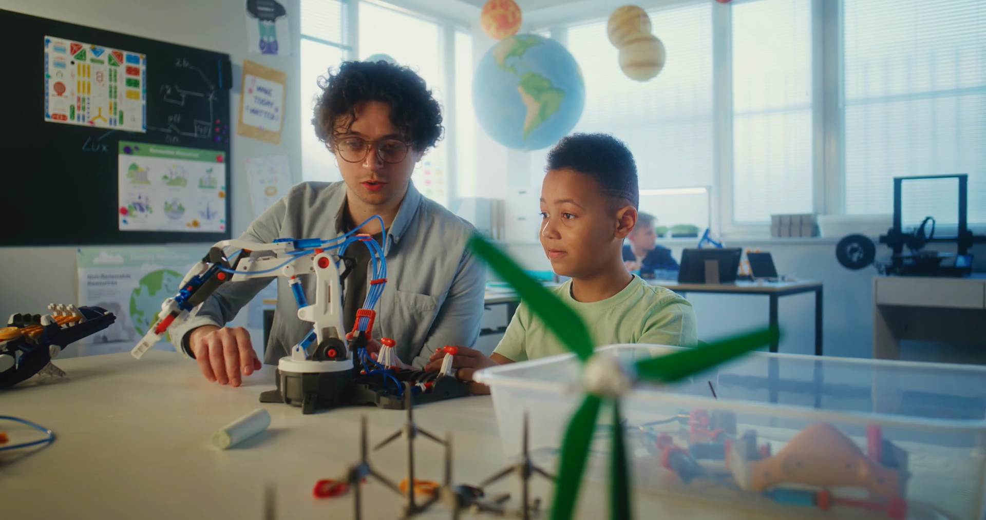 Science Technology Lesson: Elementary School Stock Footage SBV ...
