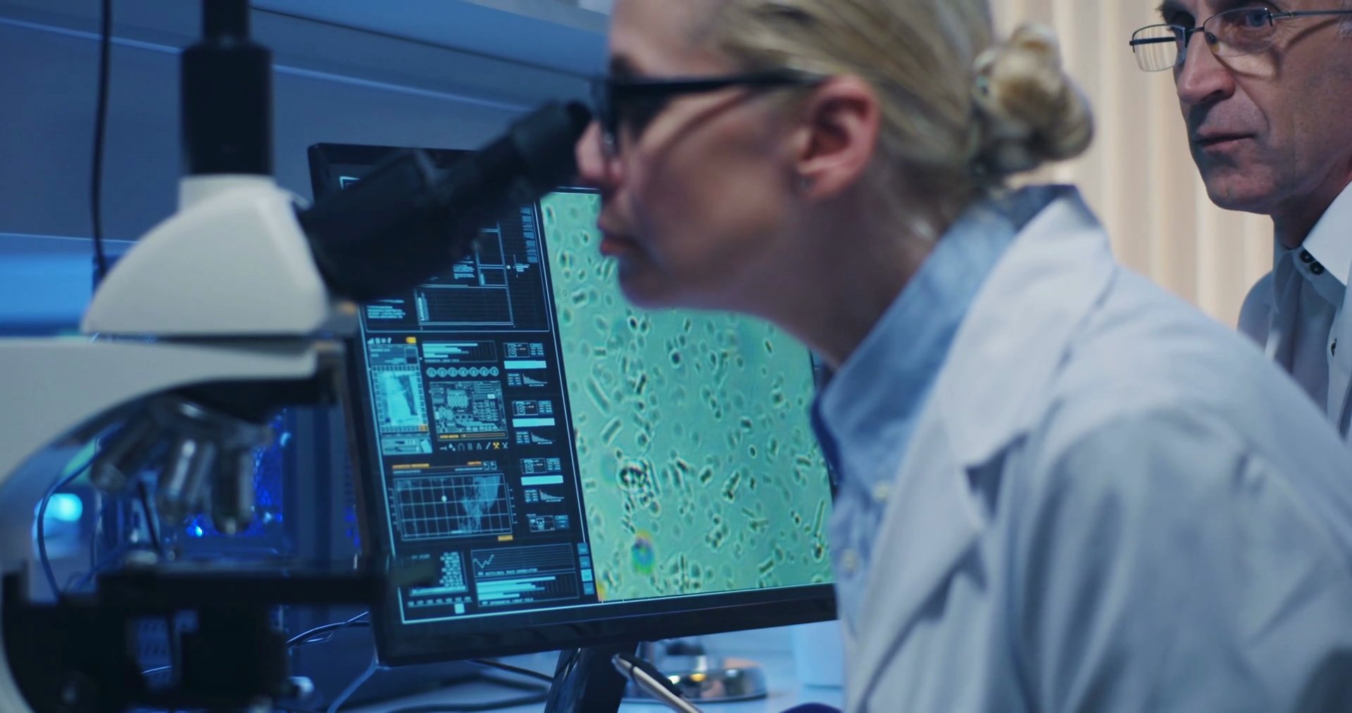 Medium Shot Of Female Scientist Using Stock Footage SBV-335170239 ...