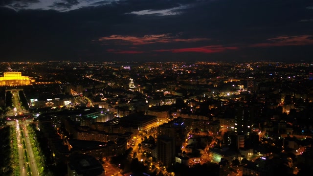 Bucharest Night Stock Footage: Royalty-Free Video Clips - Storyblocks