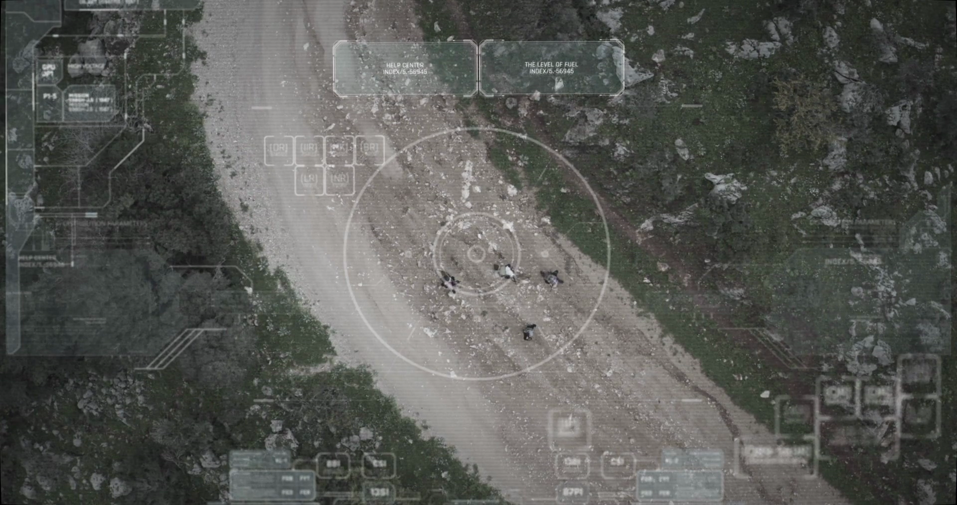 Surveillance Drone Camera View Of Fighters Stock Footage SBV-334456316 ...