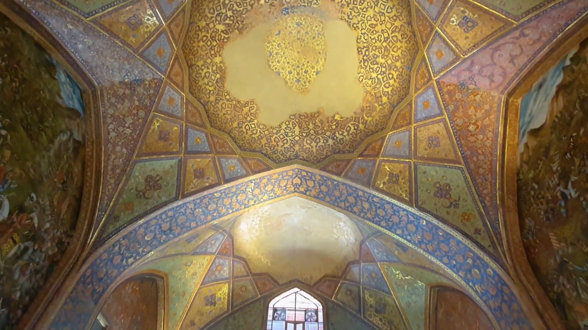 Chehel Sotoon Palace Historical Landmark In Stock Footage SBV-349050797 ...