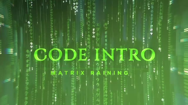 Royalty-Free Matrix Intro Animation Templates - Storyblocks