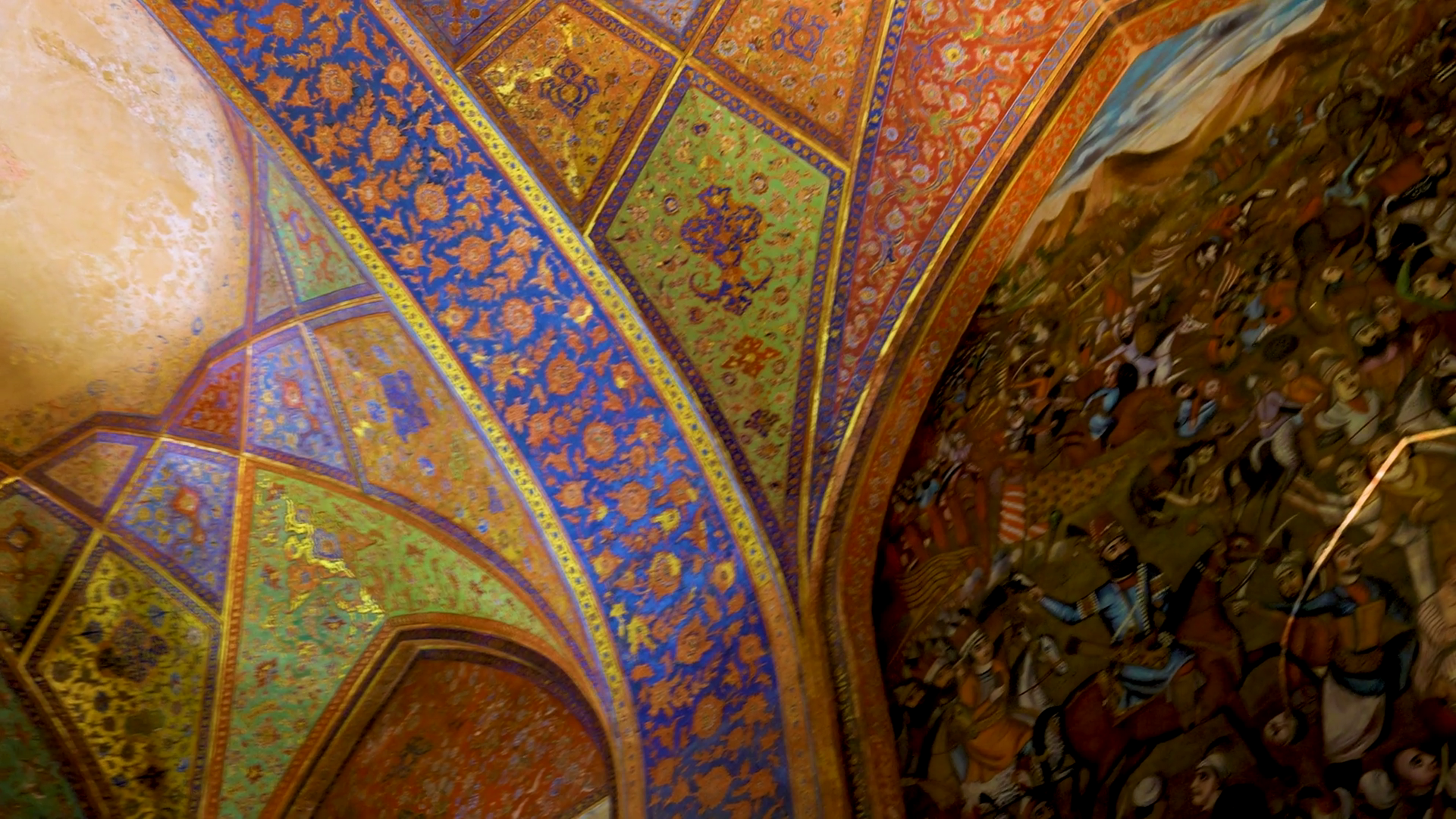 Chehel Sotoon Palace Historical Landmark In Stock Footage SBV-349053940 ...