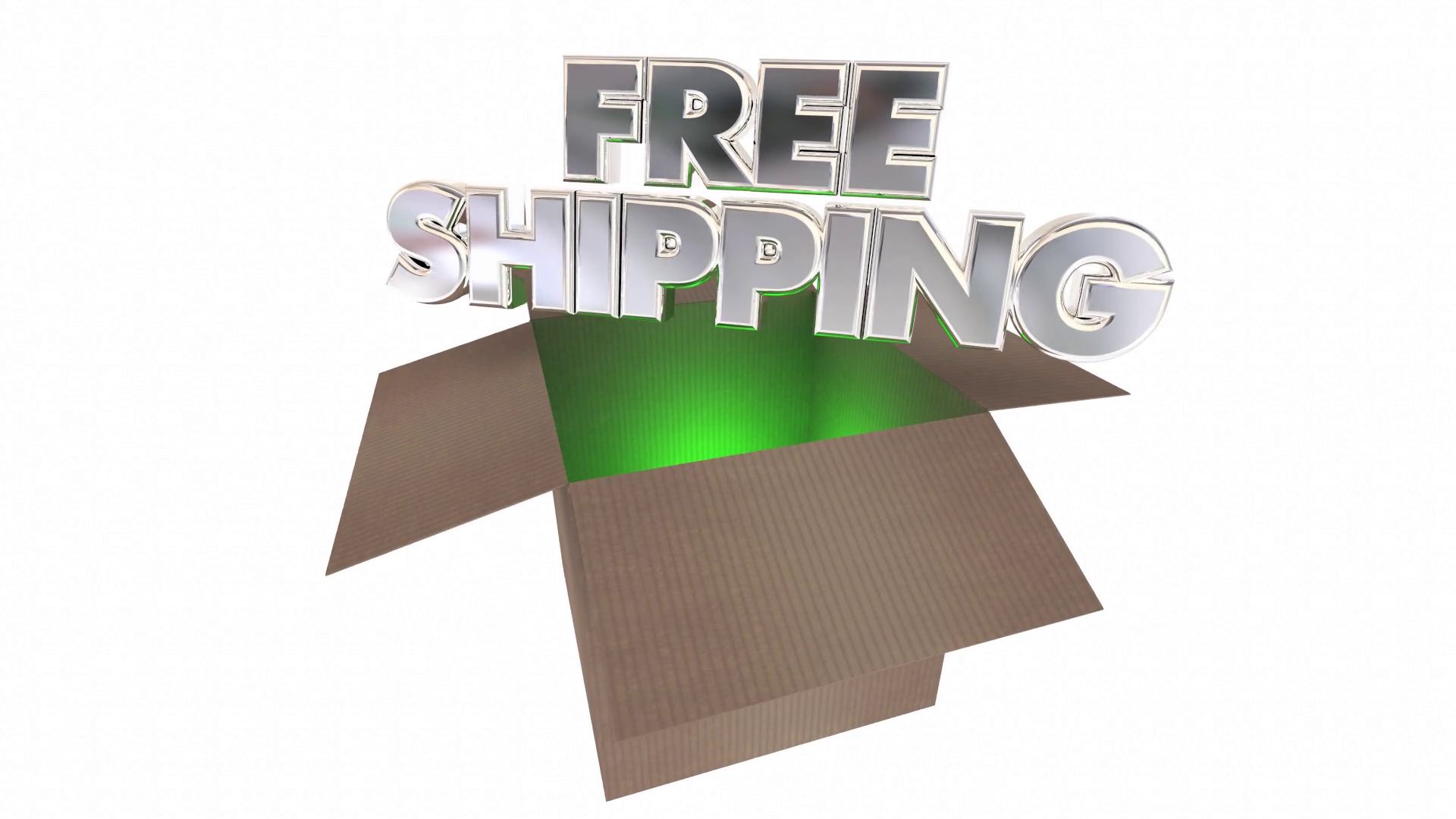 Free Shipping Online Shopping Cardboard Box Stock Motion Graphics SBV ...