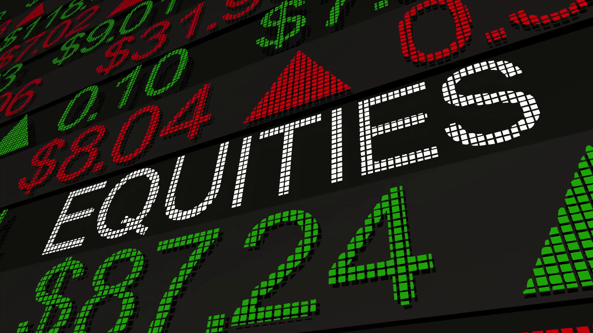 Equities Stock Market Ticker Shares Company Stock Motion Graphics SBV ...