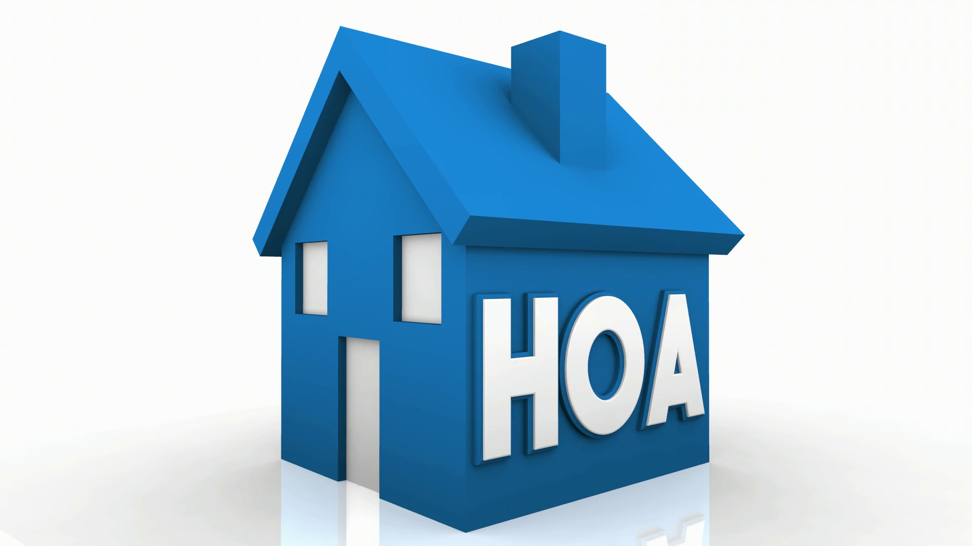 Hoa Homeowners Association Blue House Words Stock Motion Graphics SBV ...