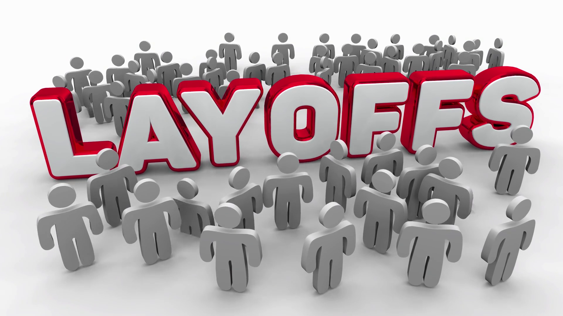 Layoffs Workers Job Loss Unemployment Stock Motion Graphics SBV ...