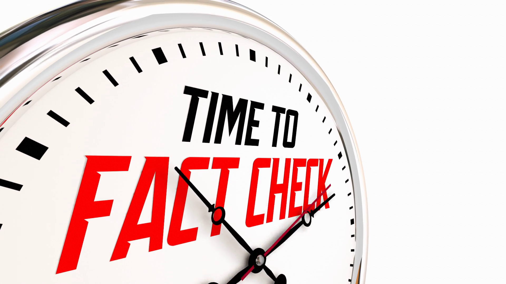 Time To Fact Check Dispel Rumors Find Truth Stock Motion Graphics SBV ...