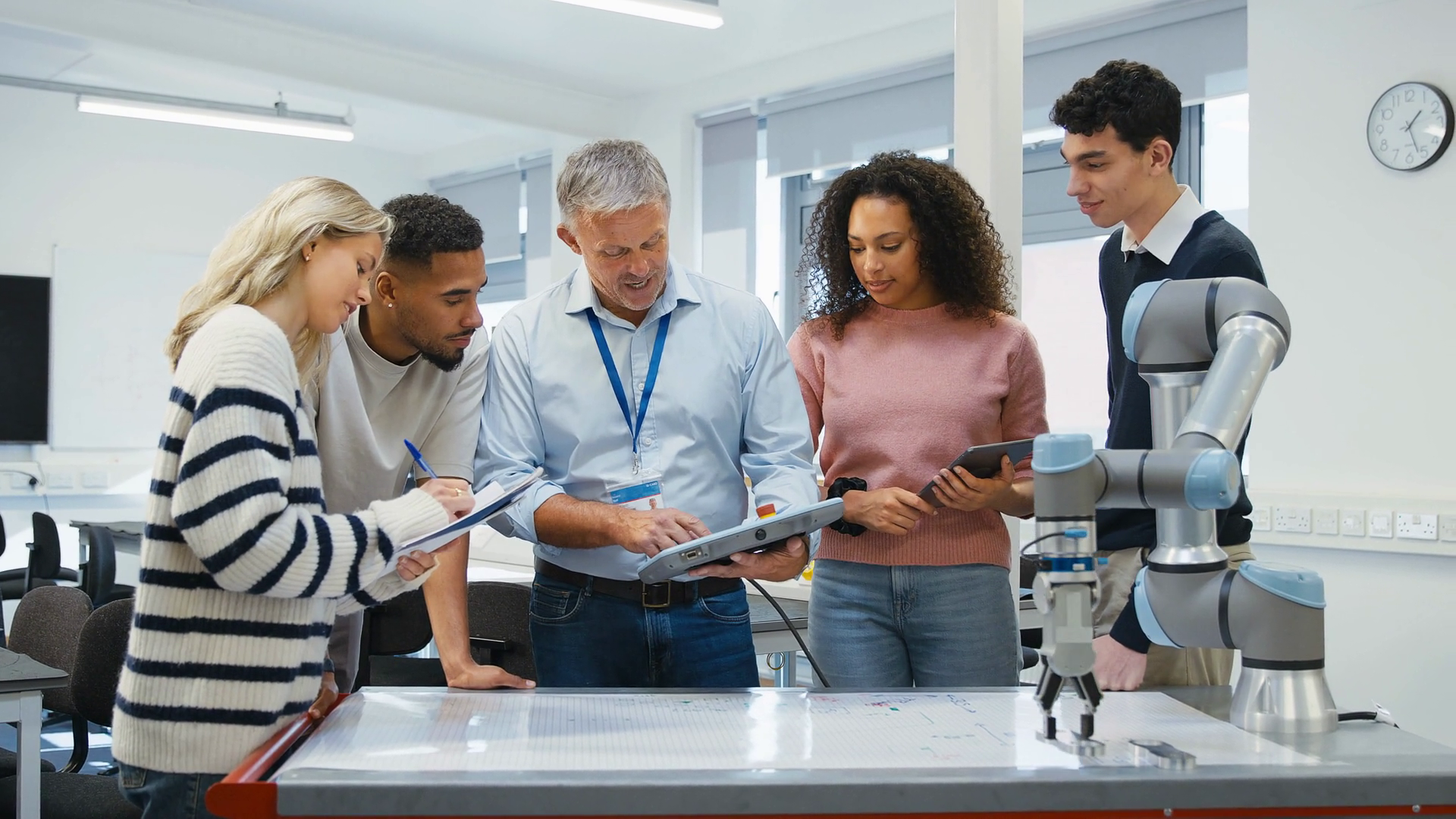 Group Of College University Engineering Stock Footage SBV-348690866 ...