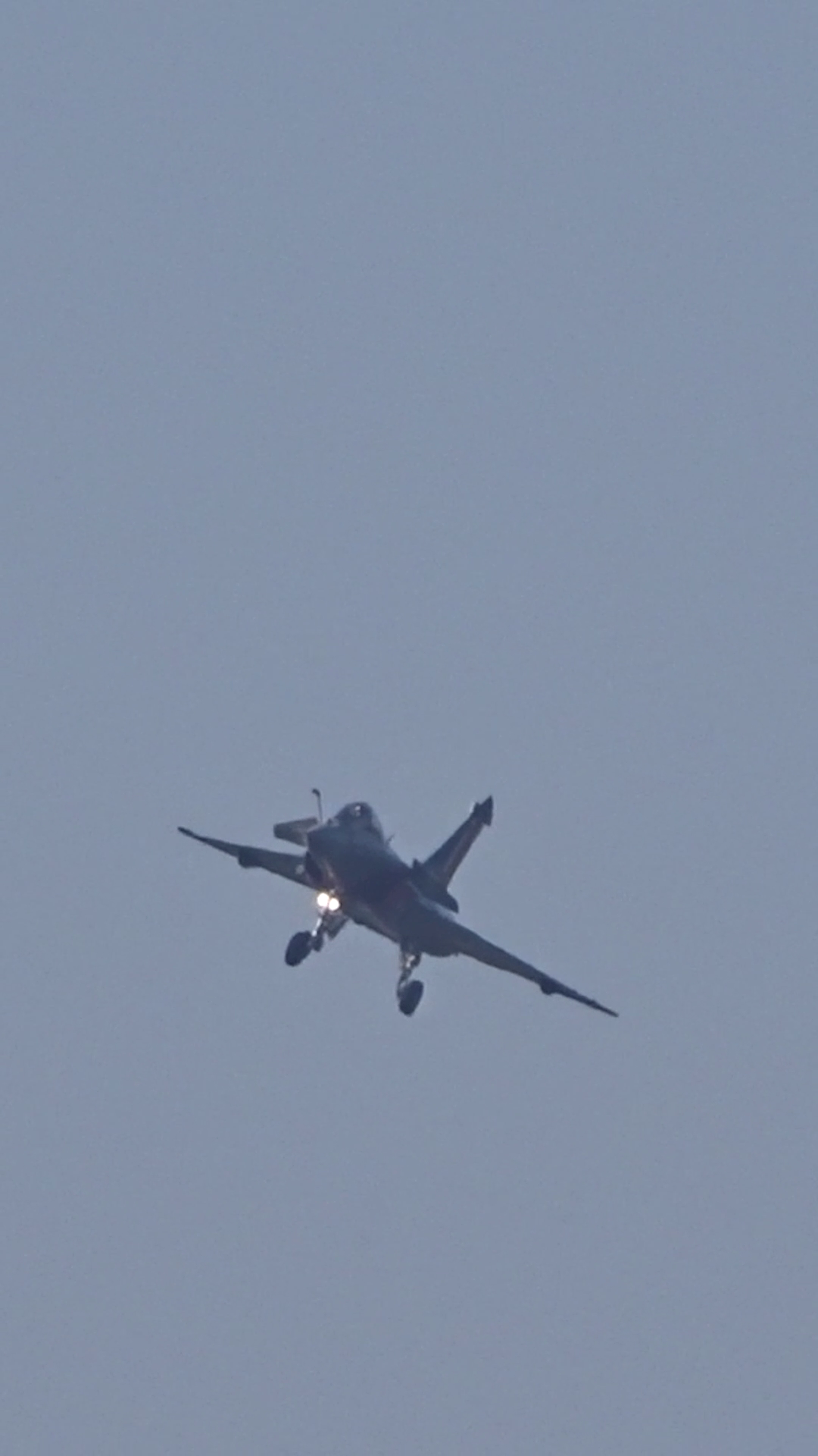 French Fighter Jet Seen Turning Final Stock Footage SBV-353238174 ...