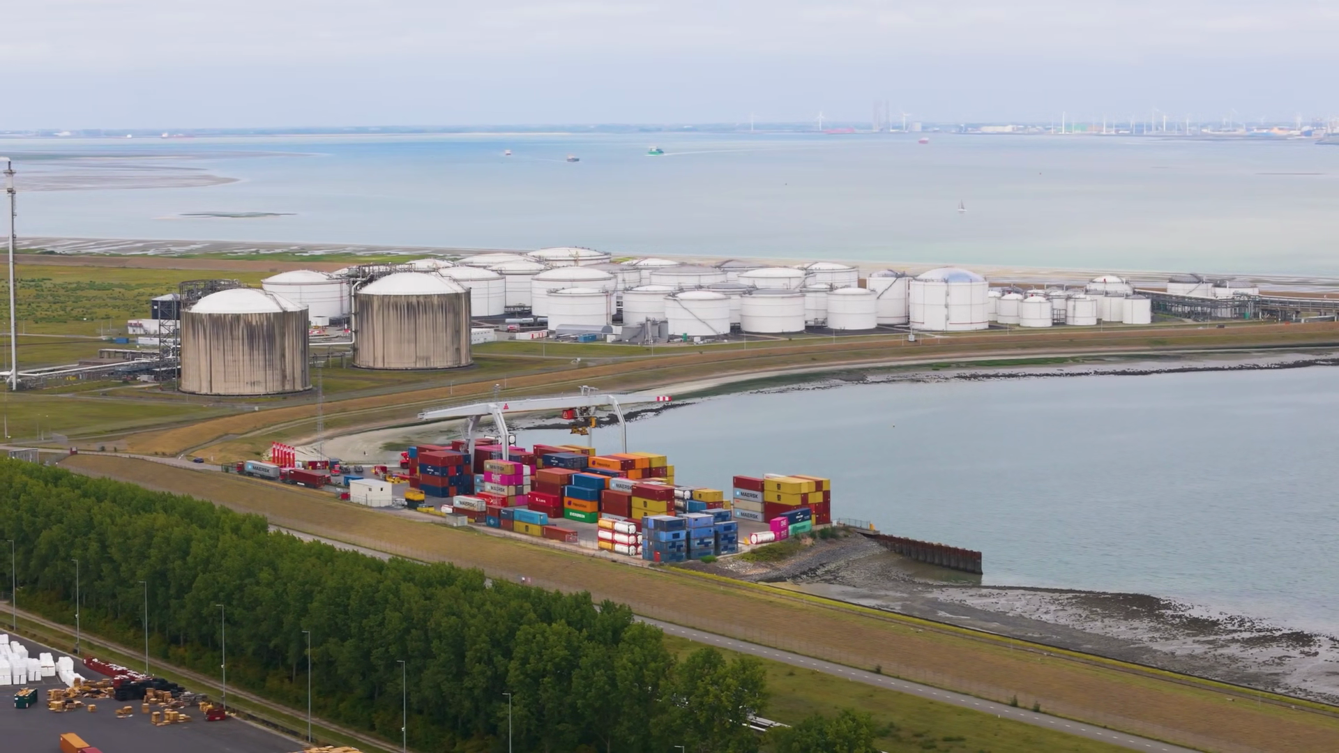 Organized Industrial Staging Area Filled Stock Footage SBV-353675907 ...