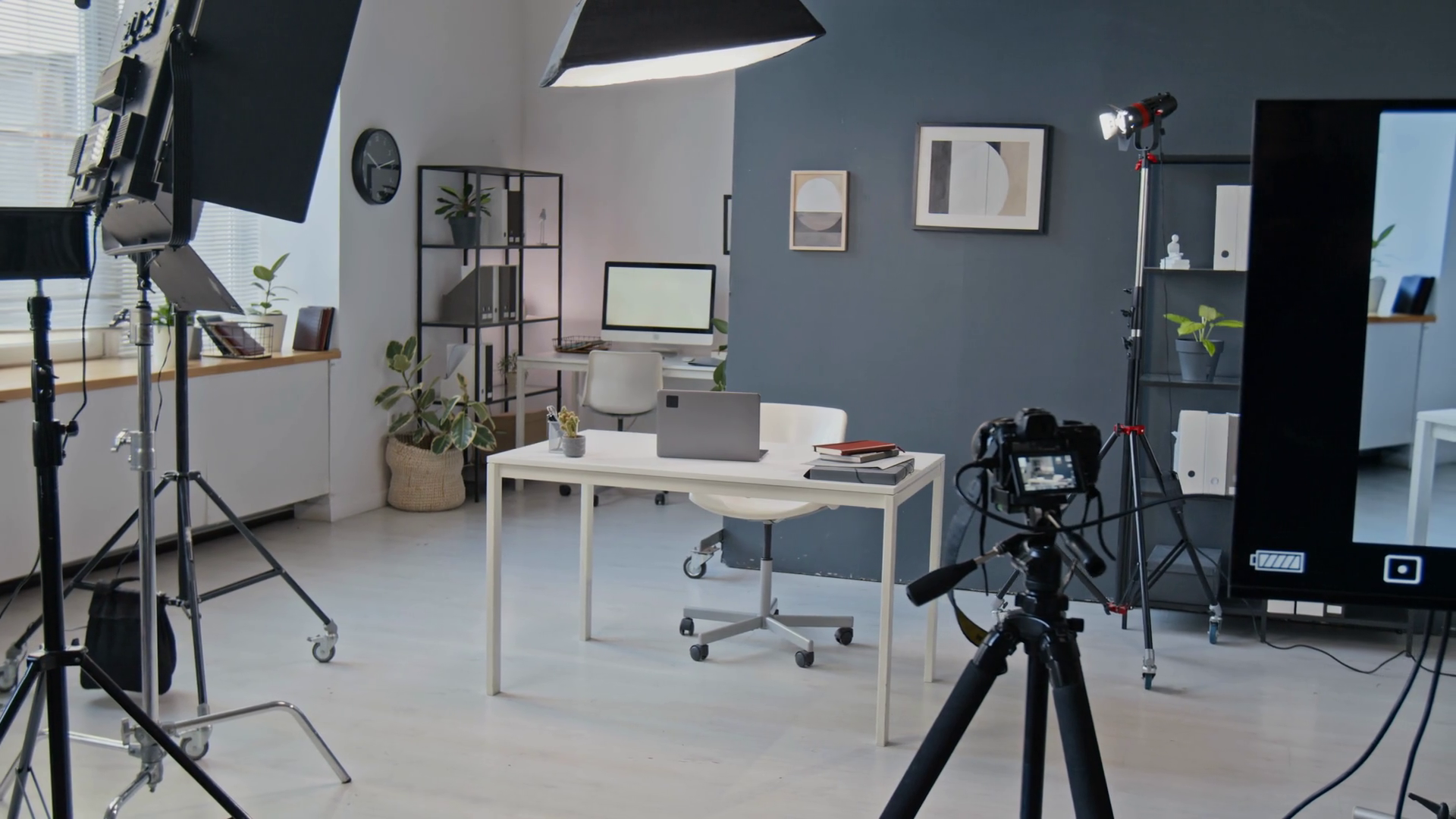 No People Shot Of Studio Setup Video Filming Stock Footage SBV ...