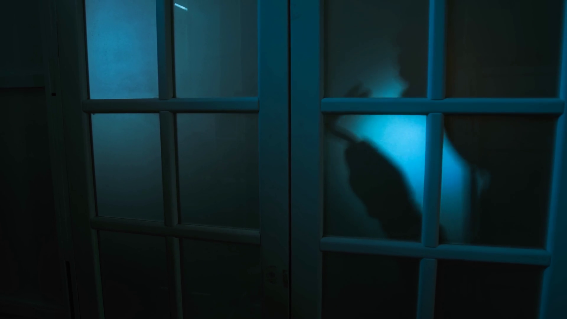 Shadow Of Unknown Robber With Crowbar Beam Stock Footage SBV-349386947 ...