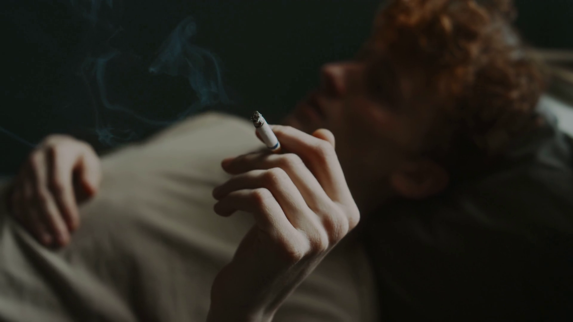 guy crying smoking a cigarette Upset Male Smoker Has Stress Stock Image Black Man Crying with Hoodie