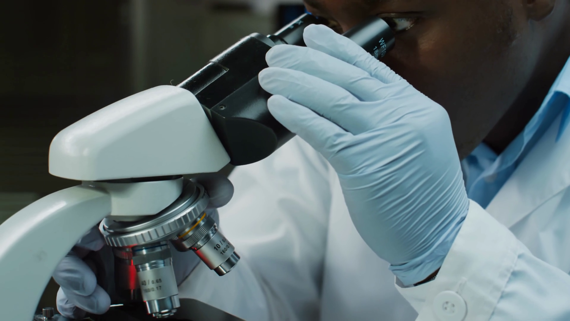 Tilt Down Shot Of African American Forensic Stock Footage SBV-349272446 ...