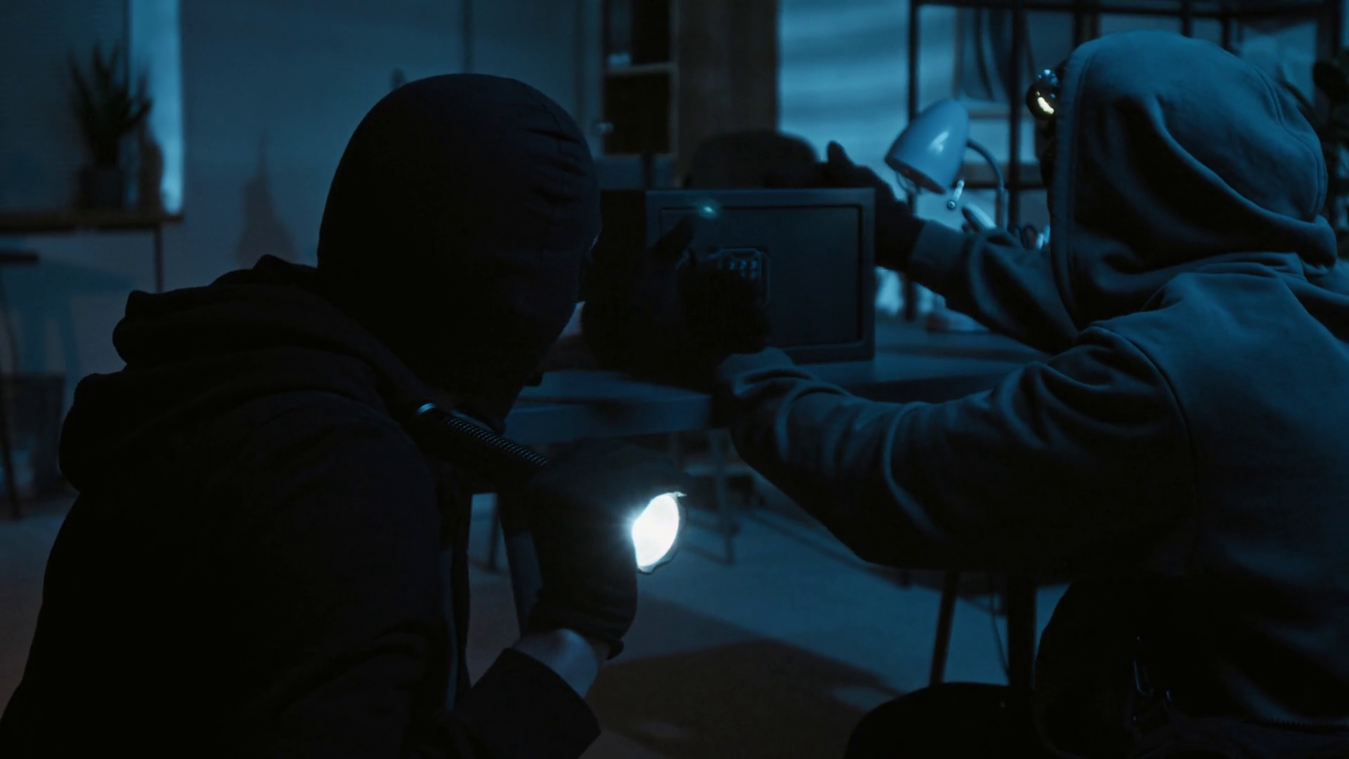 Young Robber Wearing Balaclava Looking Stock Footage SBV-353333286 ...