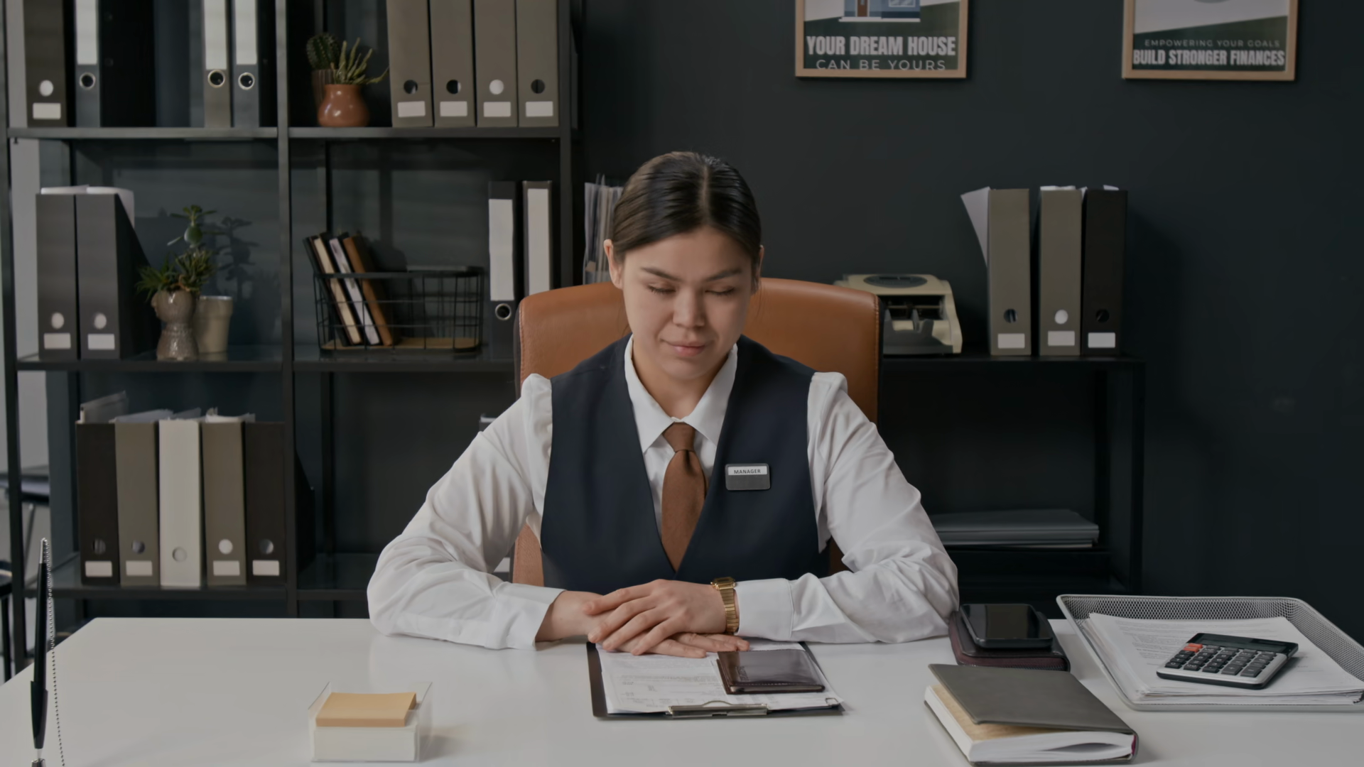Portrait Shot Of Young Professional Bank Stock Footage SBV-354230893 ...