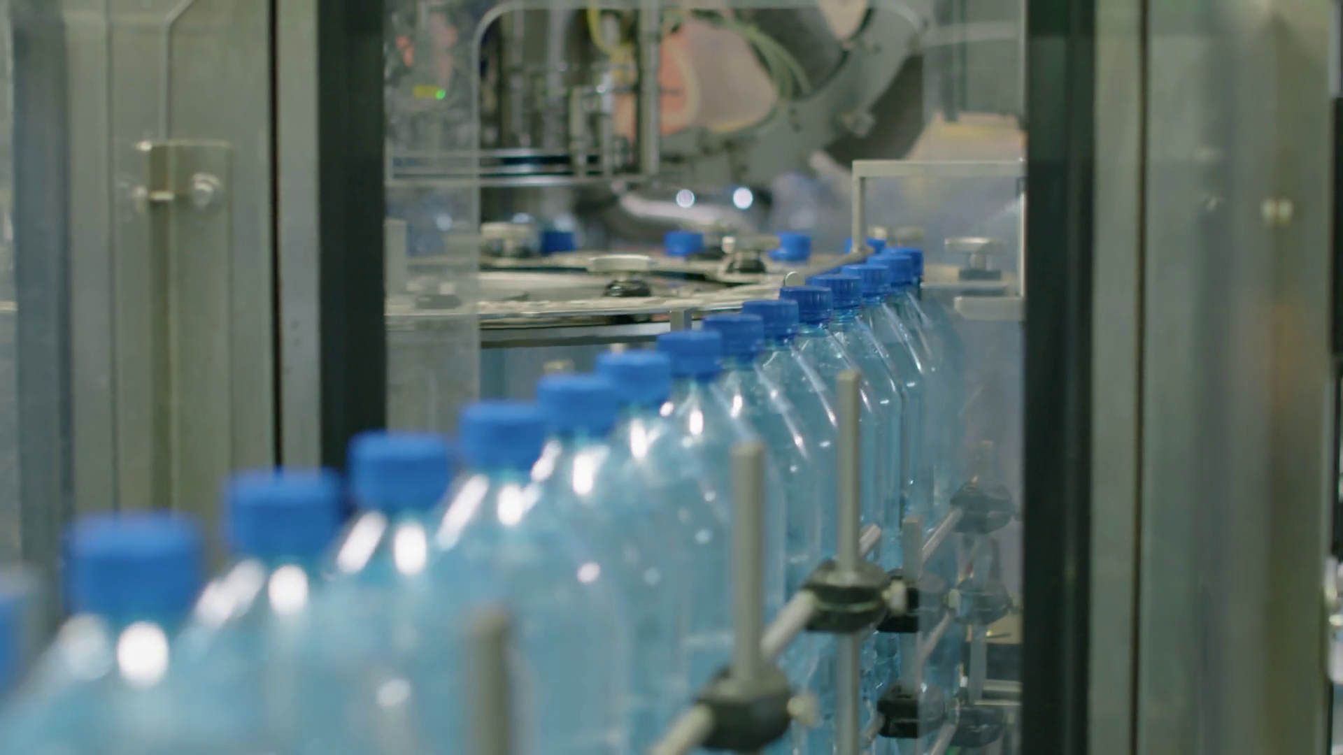 Handheld Shot Of Conveyor Line Processing Stock Footage SBV-348748957 ...
