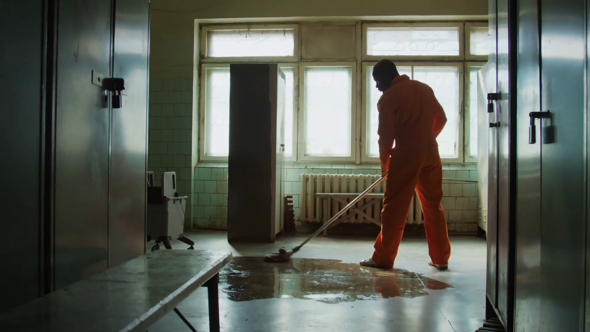 Full Length Shot Of Black Male Inmate In Stock Footage SBV-348820367 ...