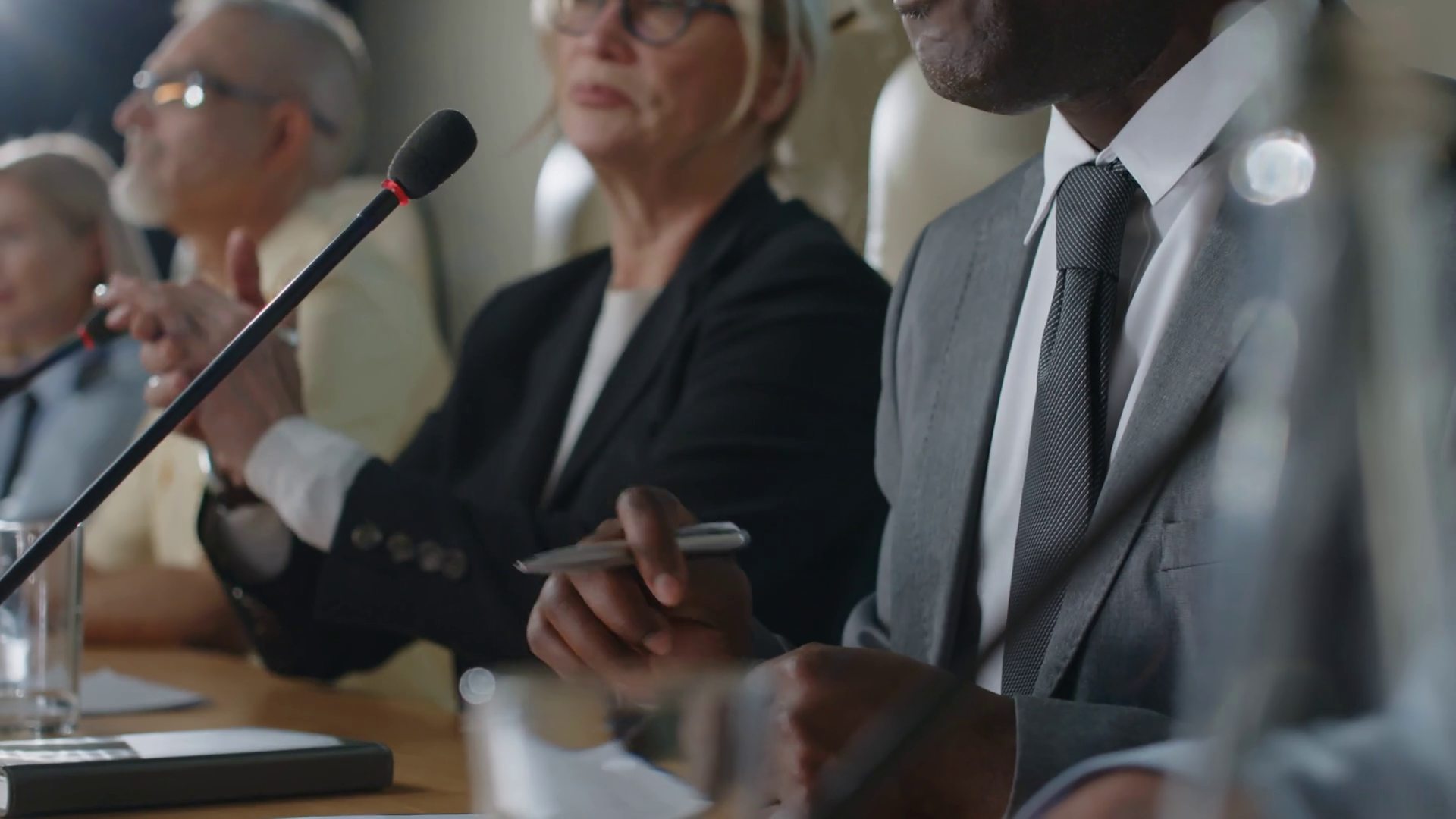 Tilt Down Shot Of African American Head Of Stock Footage SBV-348722870 ...