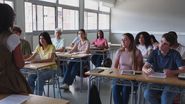 Raising Hand School Stock Footage: Royalty-Free Video Clips - Storyblocks