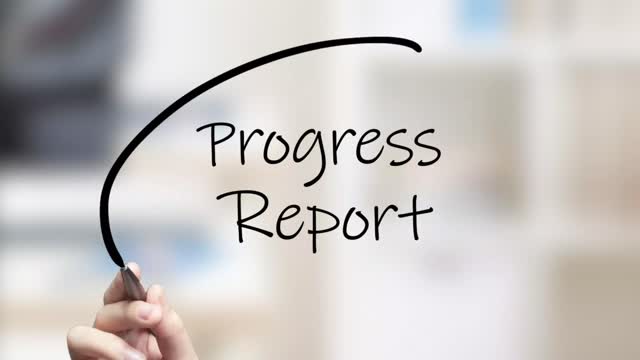 Progress Report Handwriting Stock Footage: Royalty-Free Video Clips ...